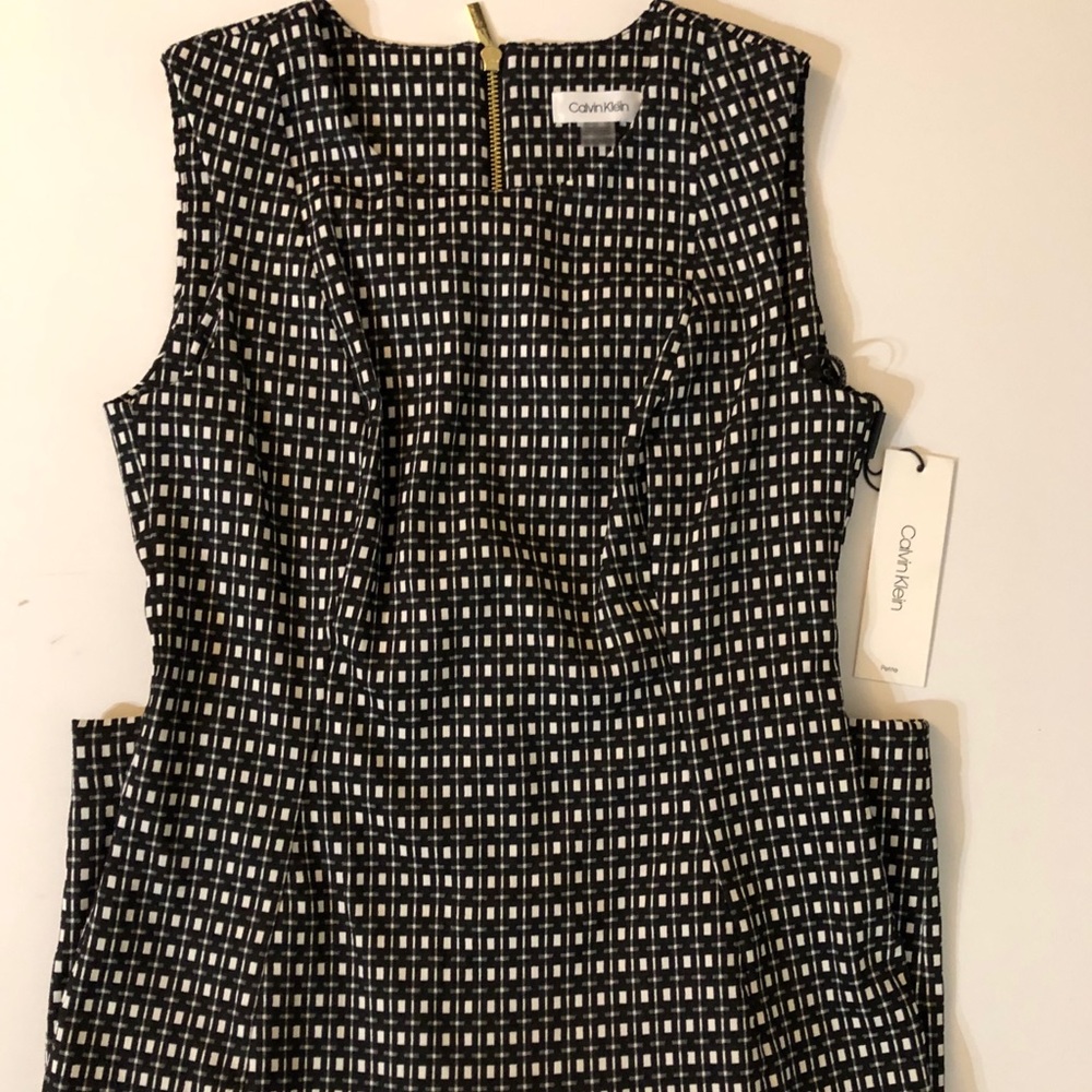 Calvin Klein Sleeveless Fitted Dress